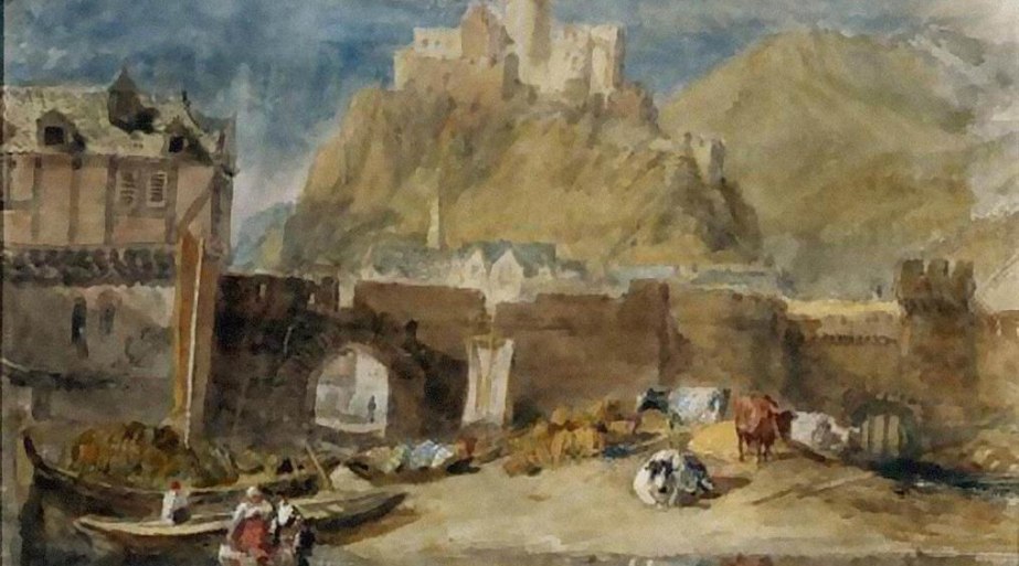 Blick zur Burg Fürstenberg | © Manchester Art Gallery / Bridgeman Images Blick zur Burg Fürstenberg | © Manchester Art Gallery / Bridgeman Images