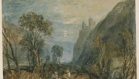 Blick in Richtung Burg Rheinstein | &copy; Victoria and Albert Museum