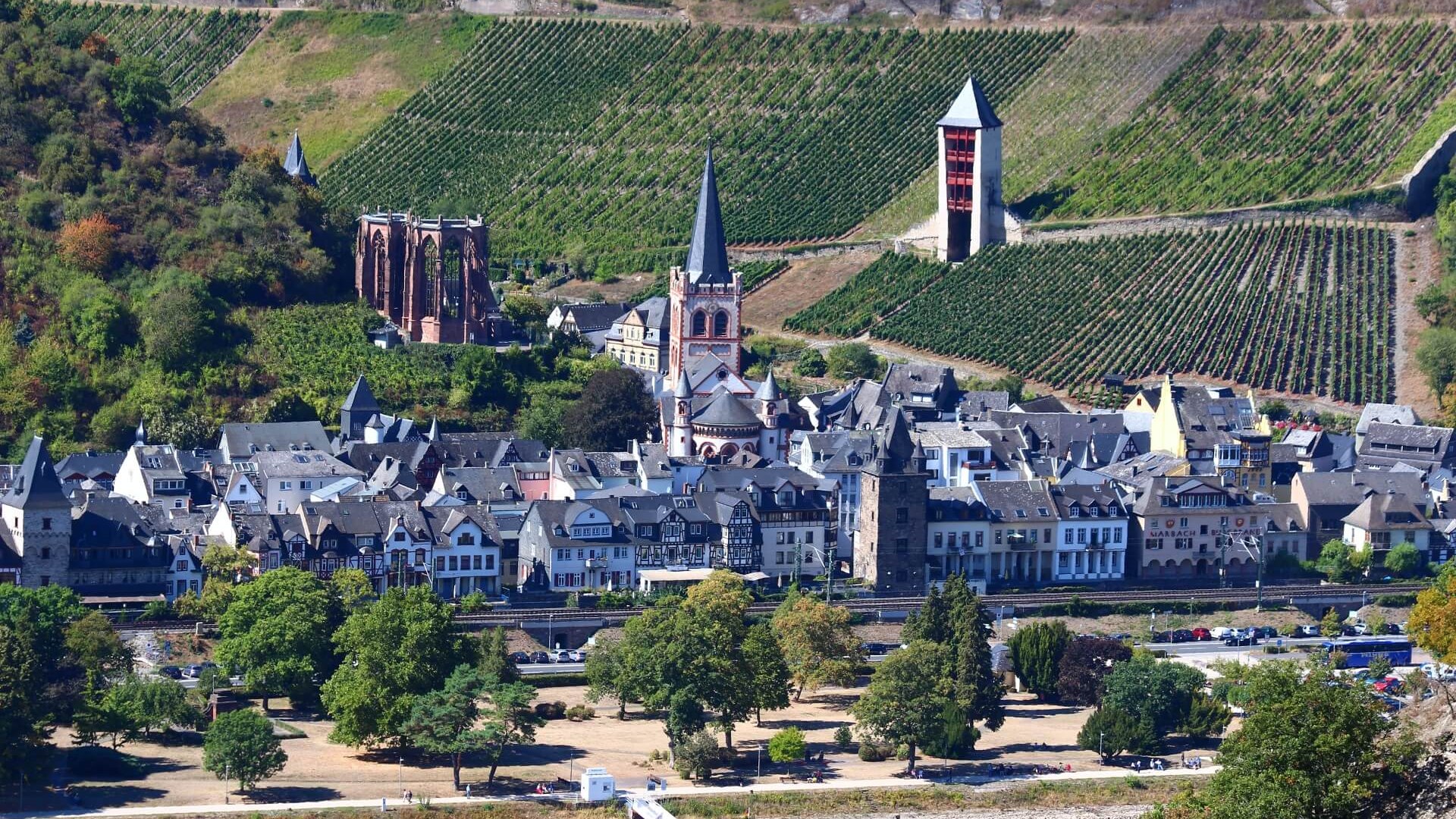 Aufsicht Bacharach | © ©Sabine Pilger Aufsicht Bacharach | © ©Sabine Pilger