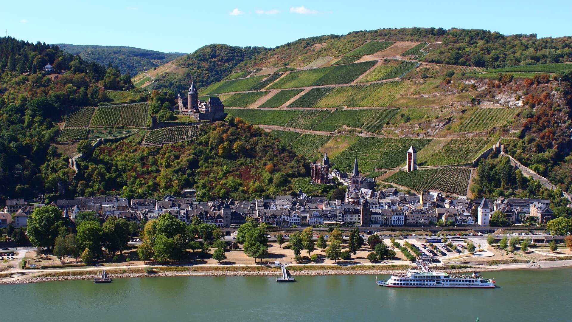 Bacharach Rhein Panorama | &copy; &copy;Sabine Pilger
