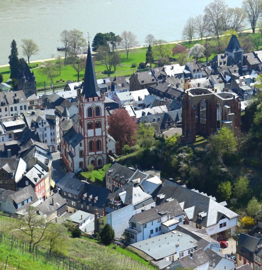 Blick auf Bacharach aus dem Posten | © Sabine Pilger Blick auf Bacharach aus dem Posten | © Sabine Pilger
