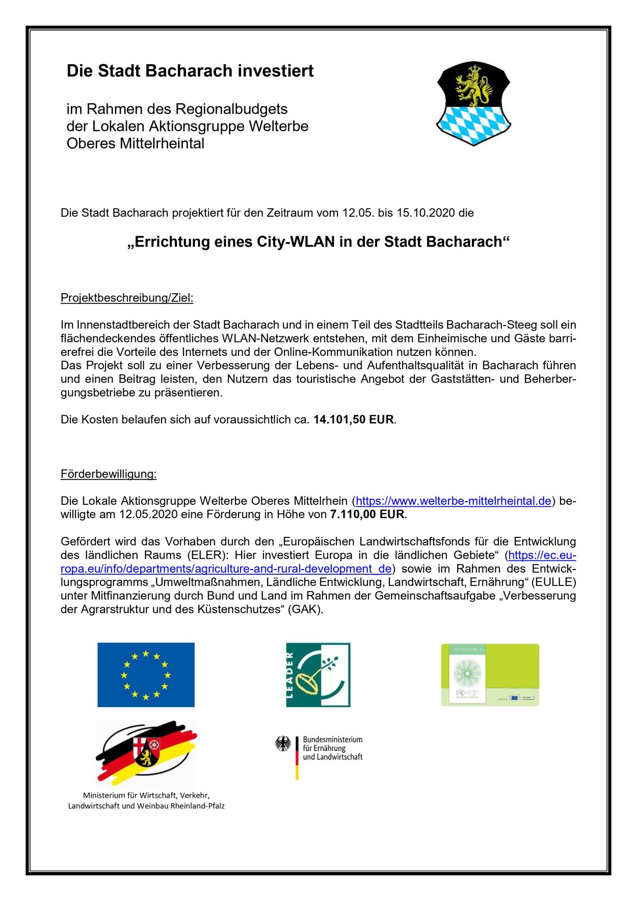 City WLAN | © Stadt Bacharach City WLAN | © Stadt Bacharach