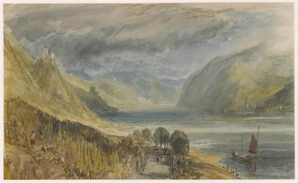 Blick in Richtung Burg Sooneck und Bacharach | &copy; The Trustees of the British Museum