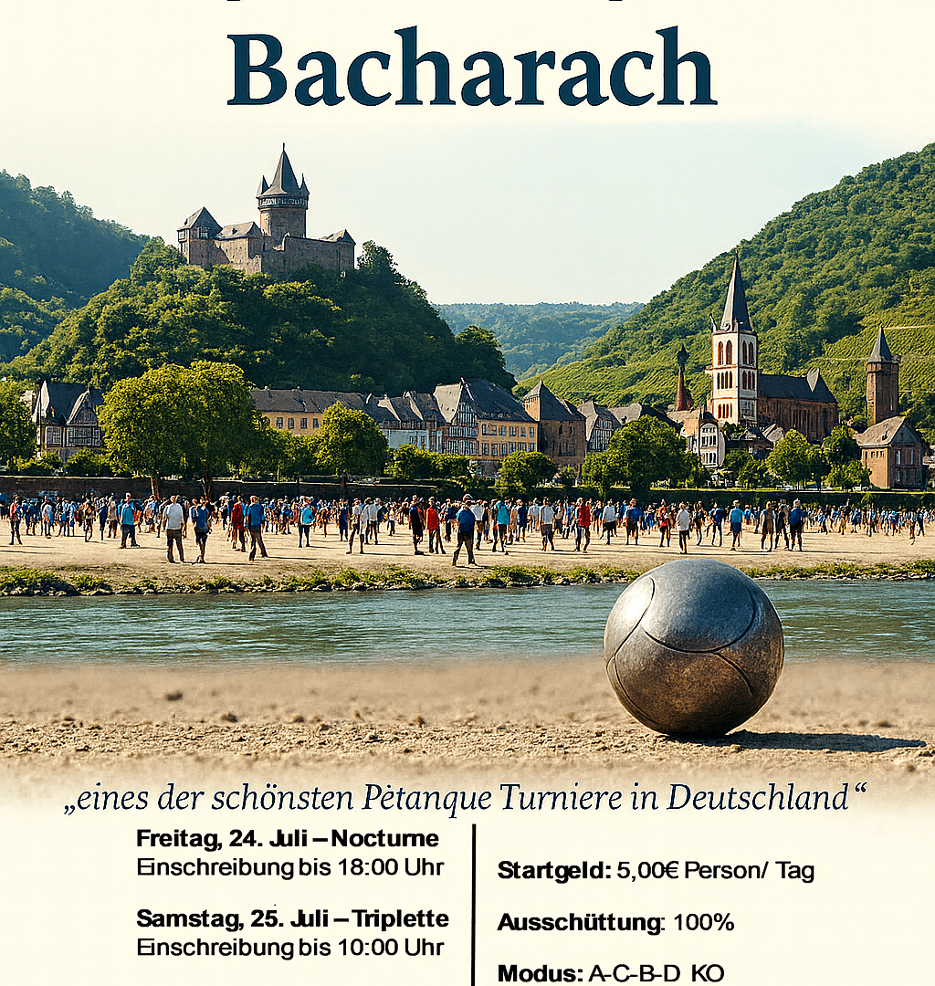 Plakat 2026 | © Petanque Club Bachaarch Plakat 2026 | © Petanque Club Bachaarch