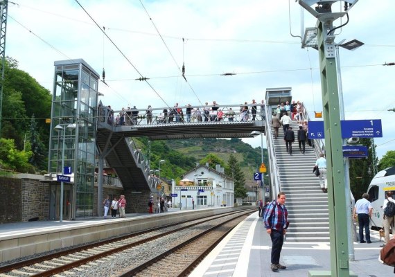 Gleisanlage Bacharach | &copy; Sabine Pilger